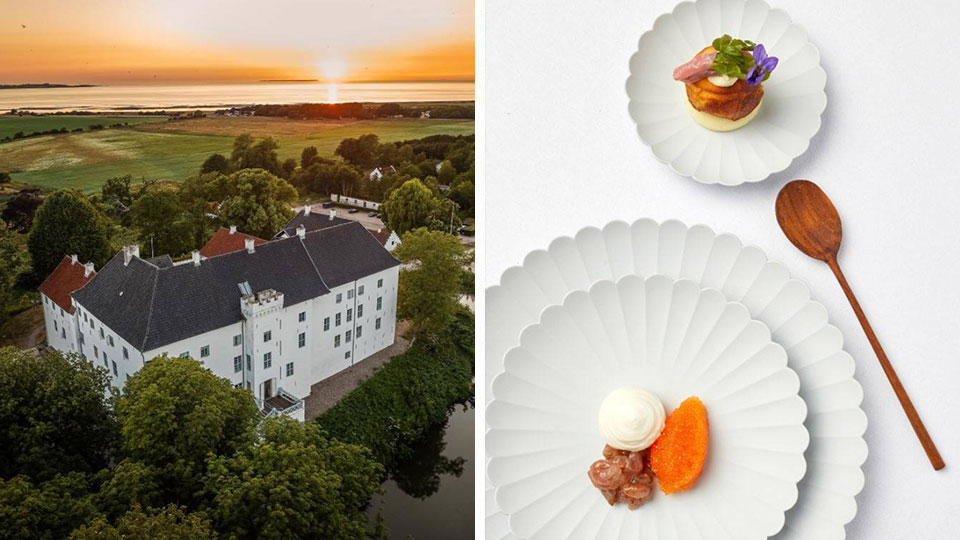 Gourmetophold på Dragsholm Slot med 14-retters gourmetmenu