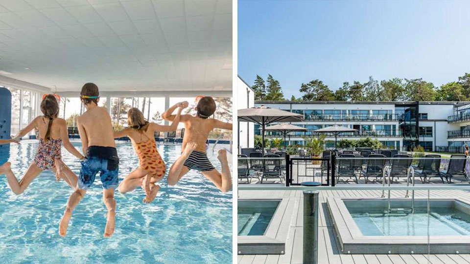 Familieophold i hverdagen på Hotel Riviera Strand i Sverige