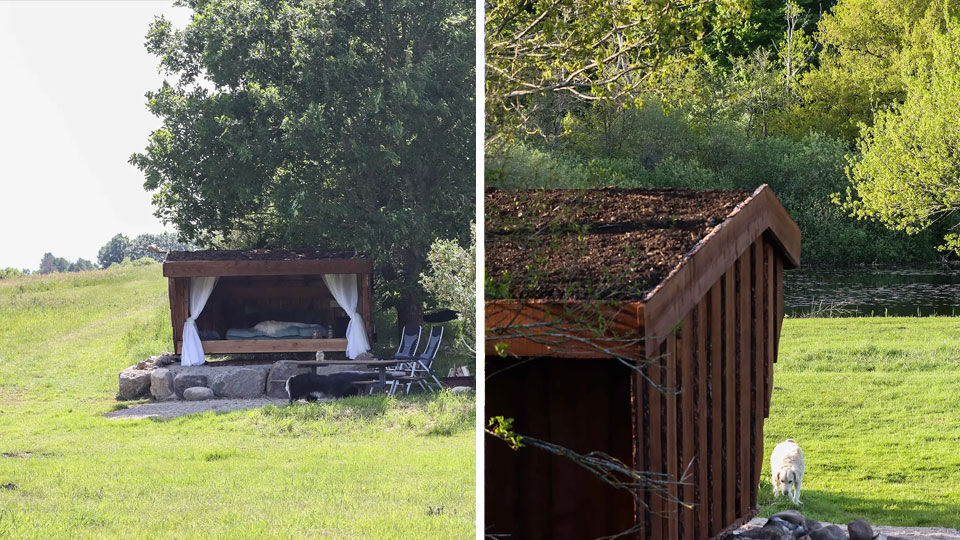 Overnatning i Sø-kig Shelter